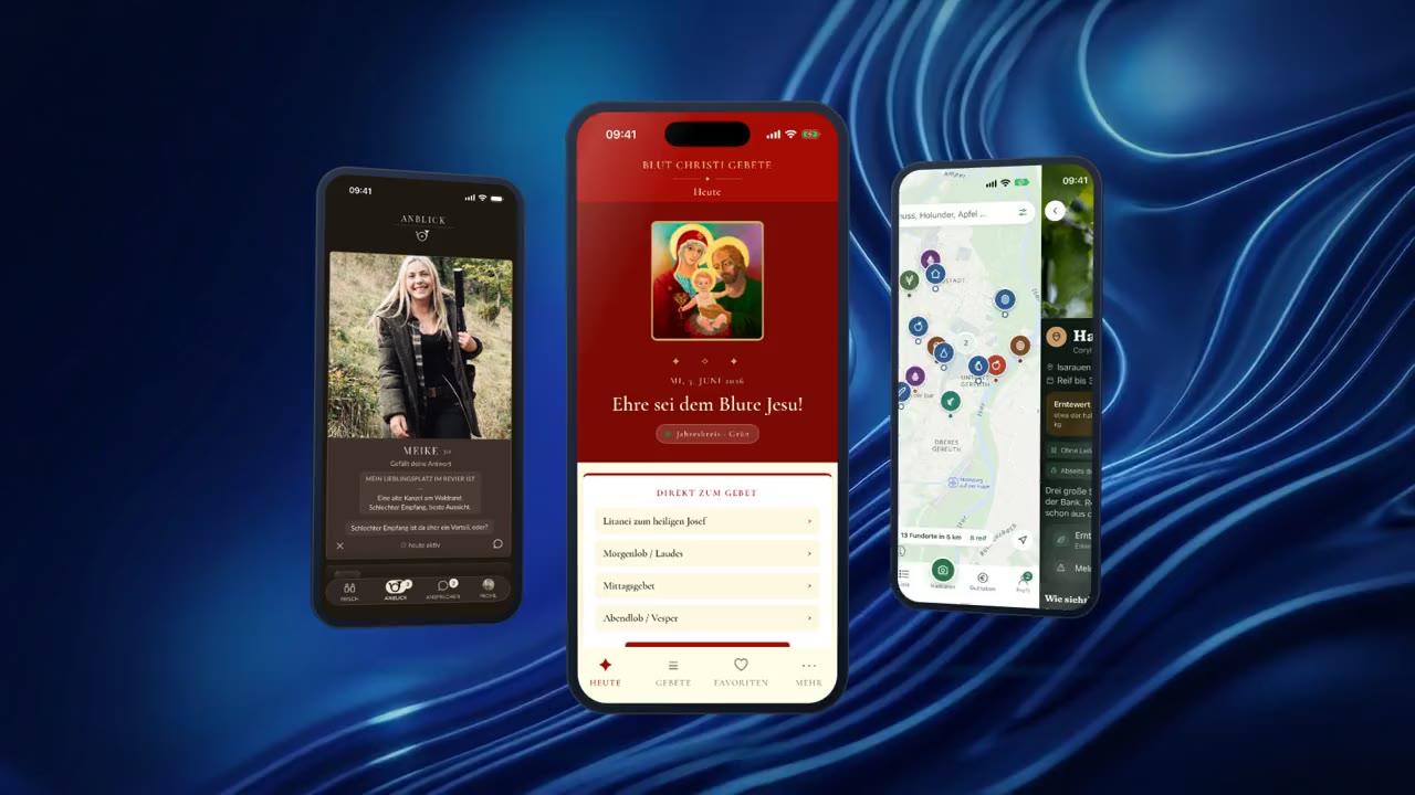 App-Einblicke: echte Projektansichten