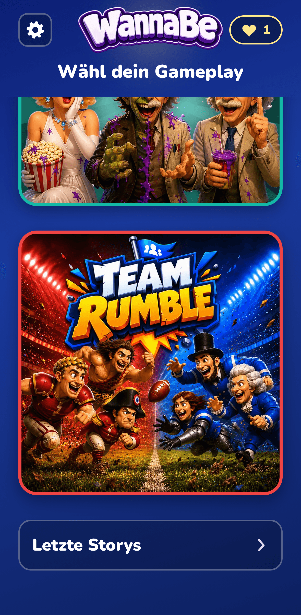WannaBe: weitere Spielmodi – Hyde and Seek und Team Rumble